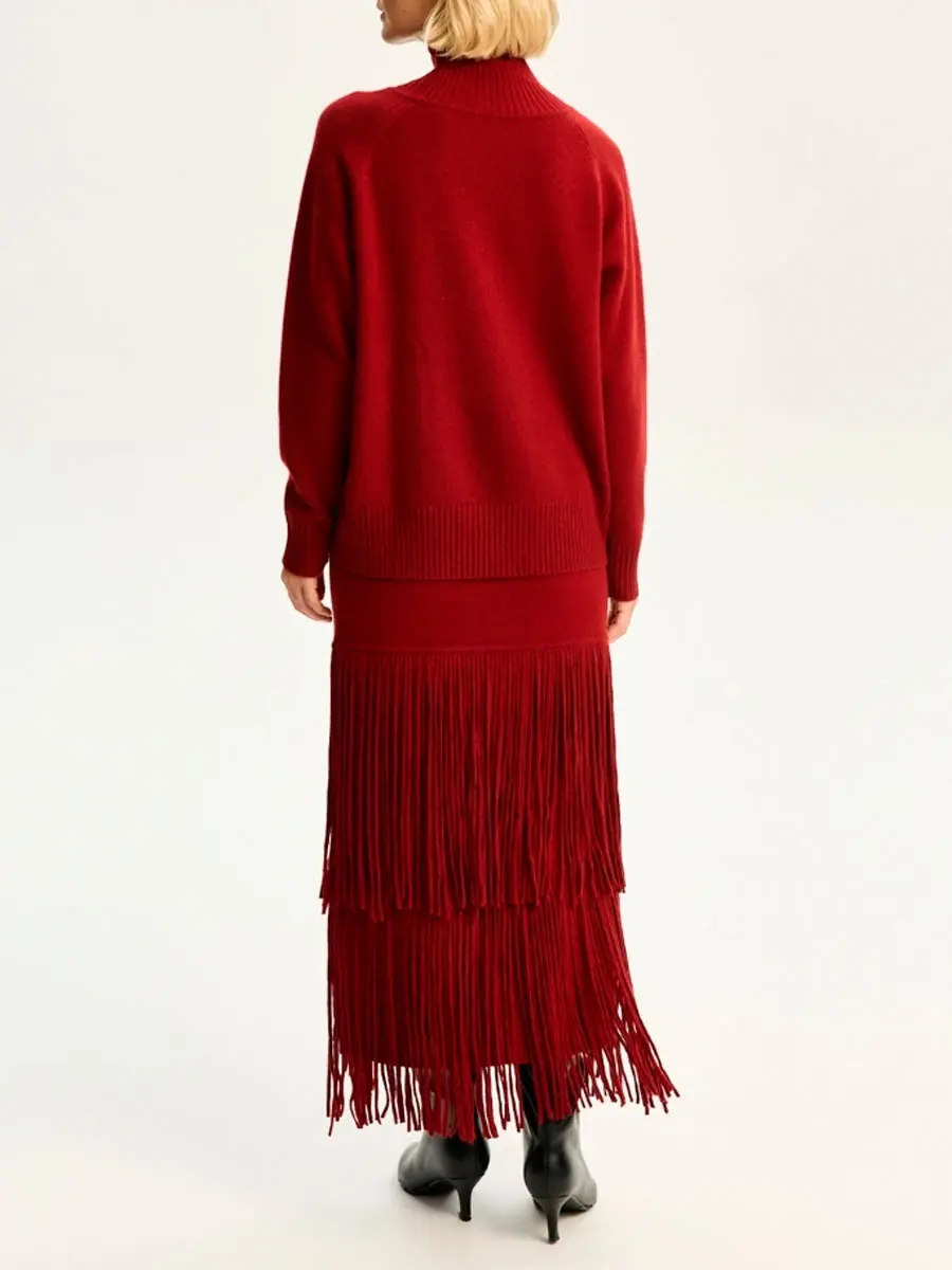 Юбка-ритм шерстяная Пряная Сальса