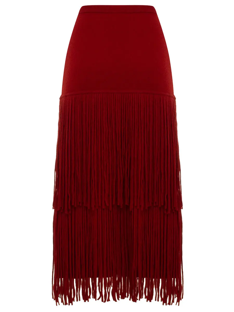 Юбка-ритм шерстяная Пряная Сальса