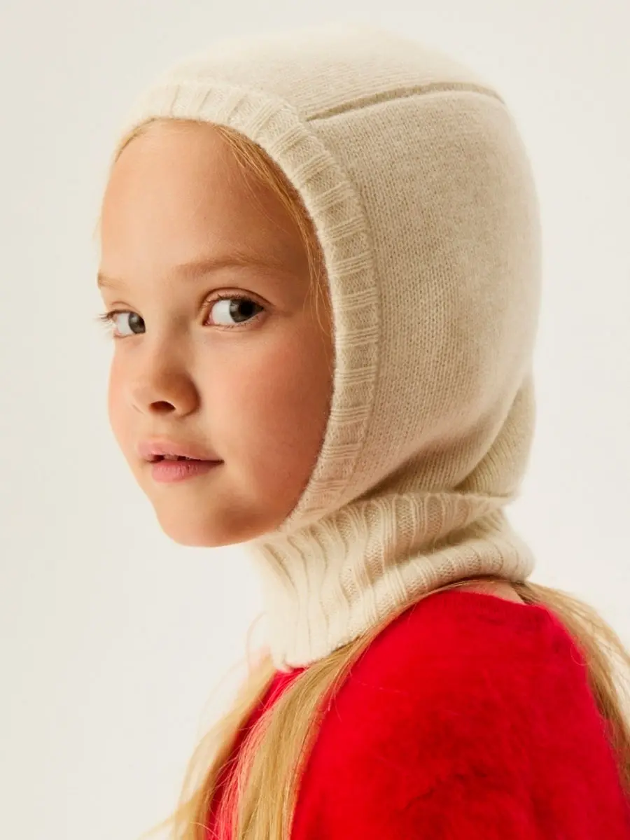 Балаклава кашемировая Сливочный Пломбир