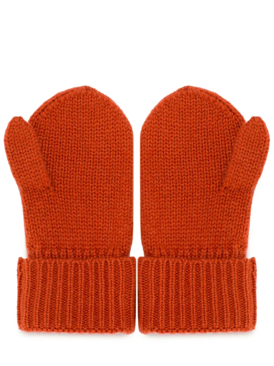 Варежки кашемировые Терракотовый Закат