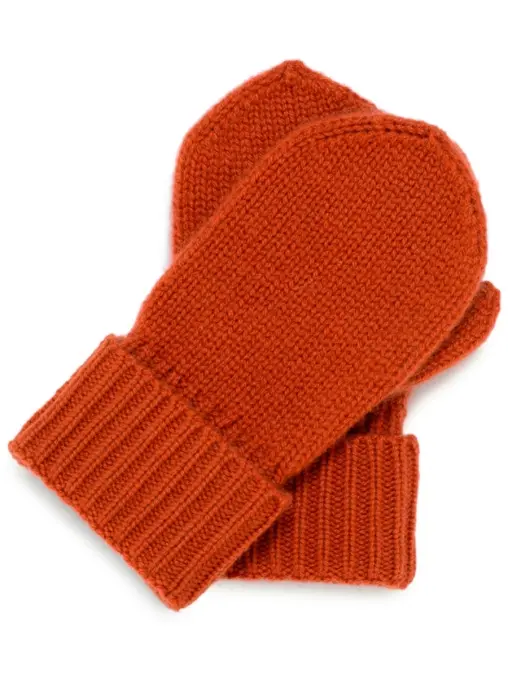 Варежки кашемировые Терракотовый Закат AMUR BY MARUSHIK