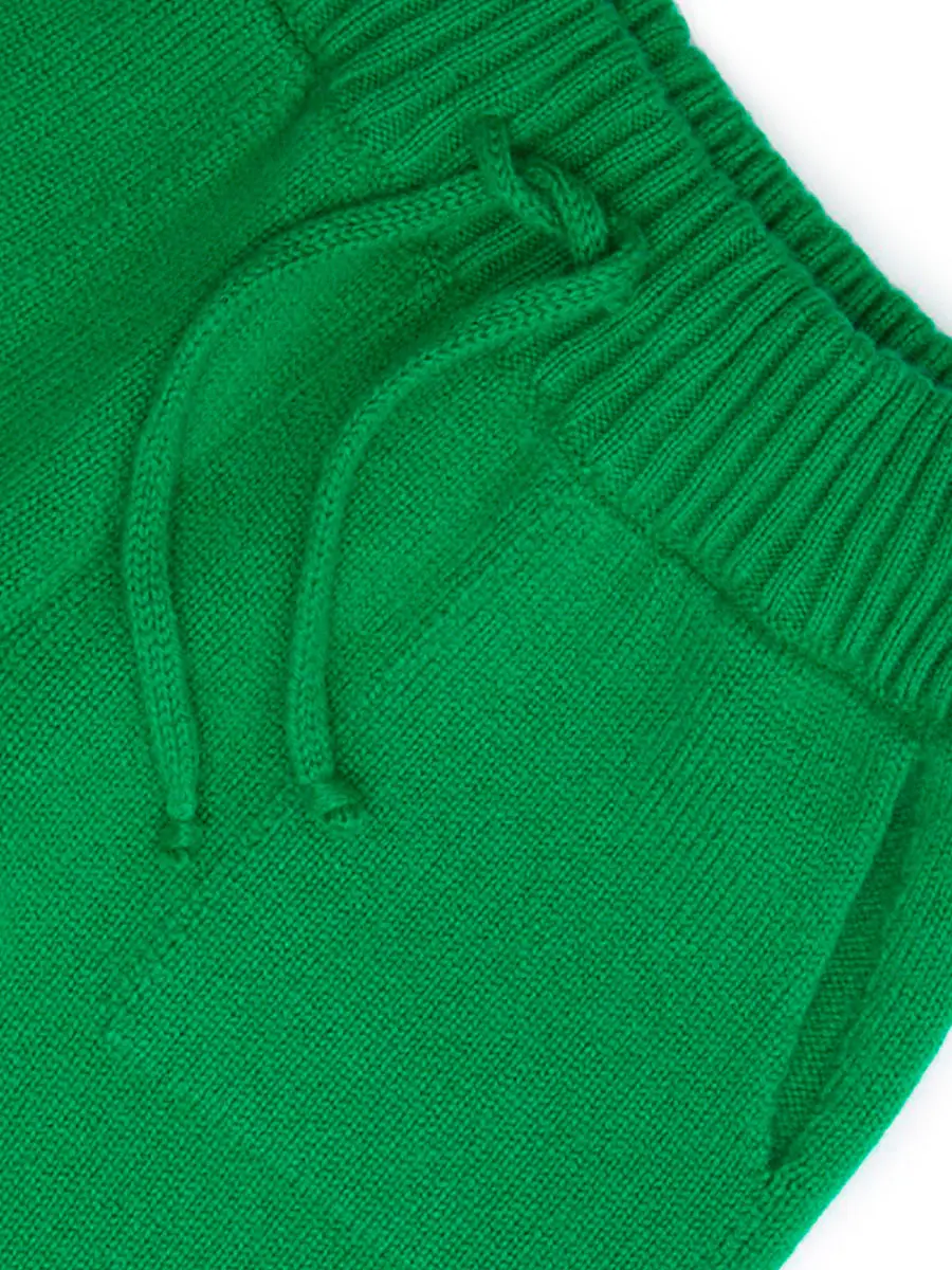 Джоггеры кашемировые Майская Зелень