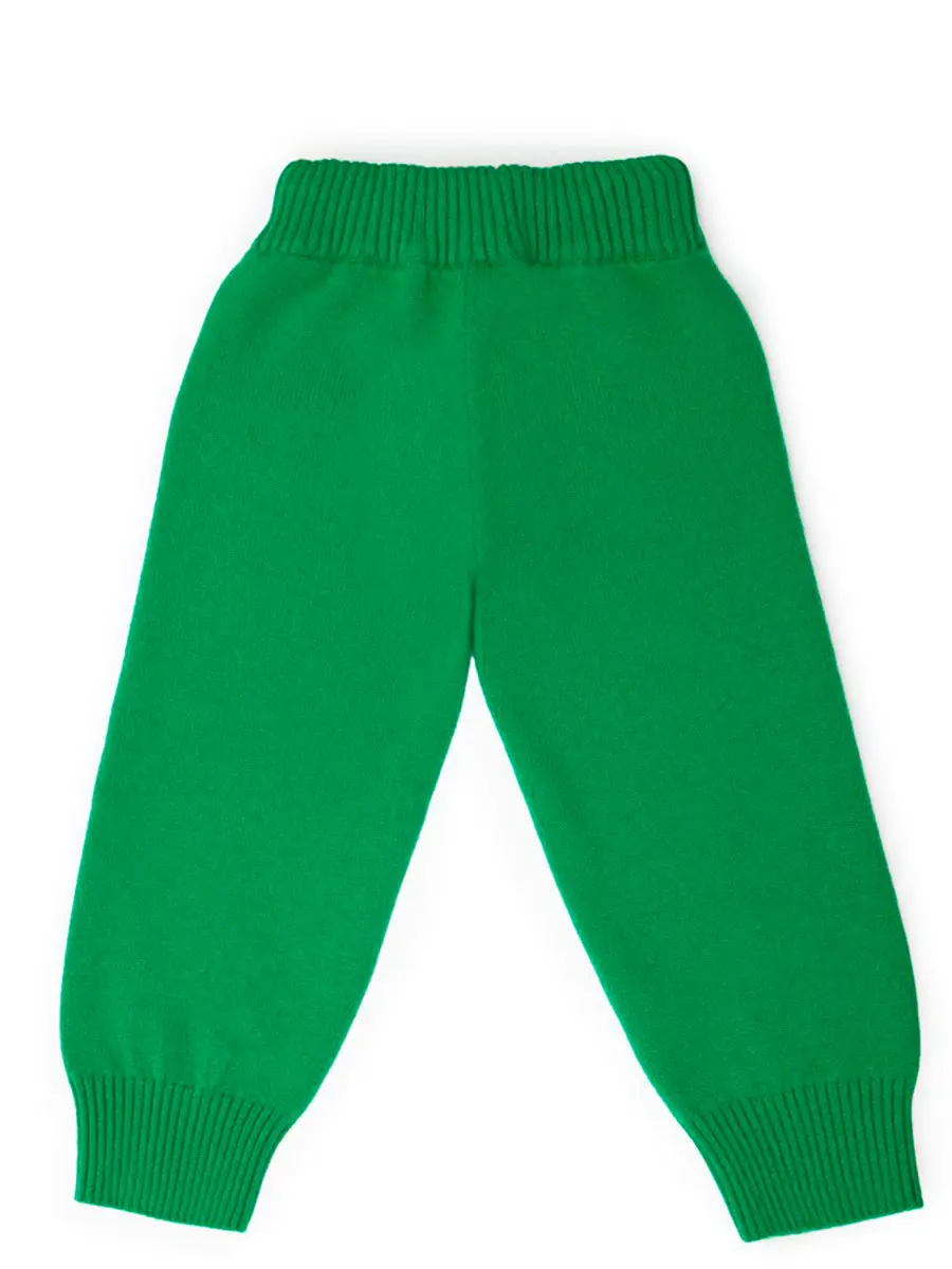 Джоггеры кашемировые Майская Зелень