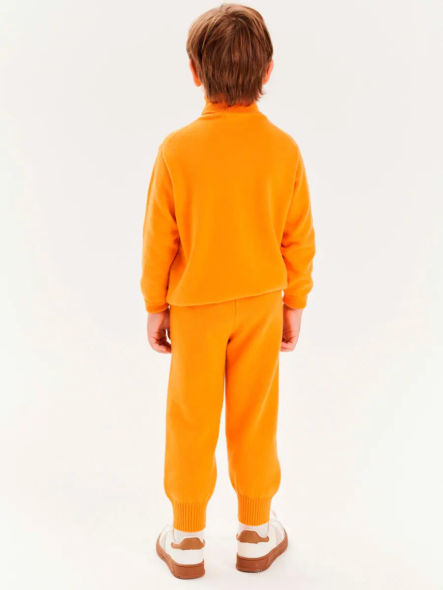 Джоггеры кашемировые Сочный Абрикос