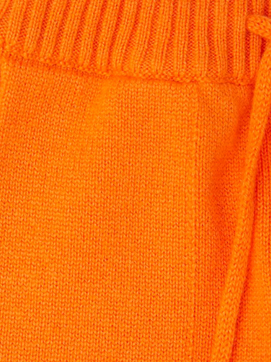 Джоггеры кашемировые Сочный Абрикос