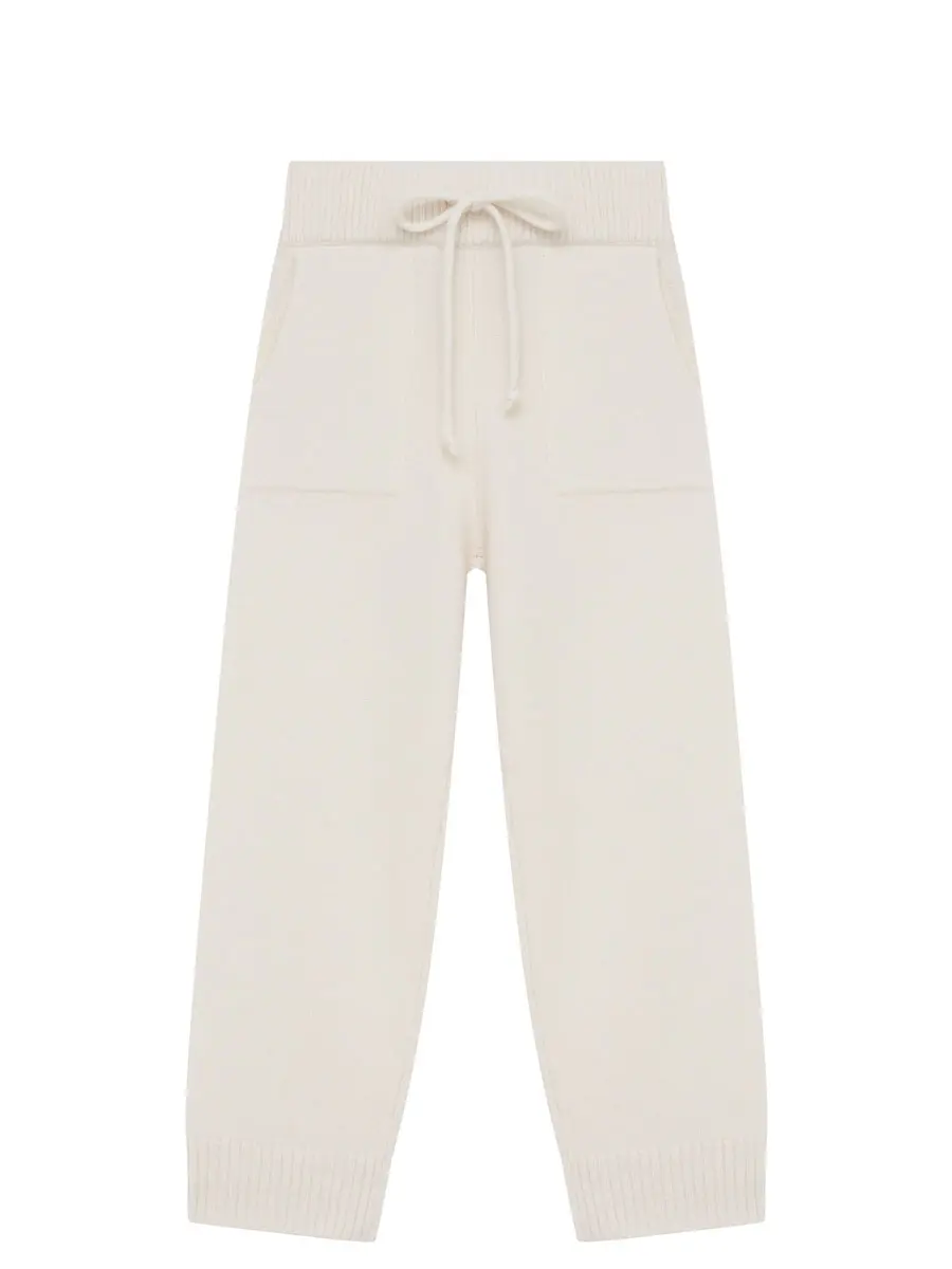 Джоггеры кашемировые Сливочный Пломбир