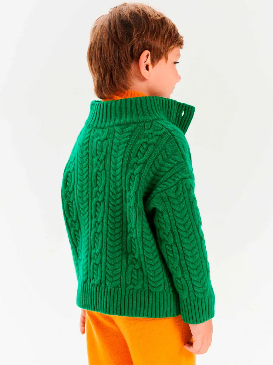 Кардиган кашемировый Майская Зелень