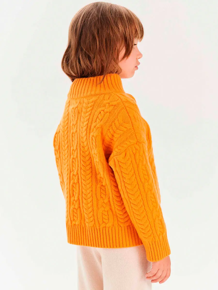 Кардиган кашемировый Сочный Абрикос