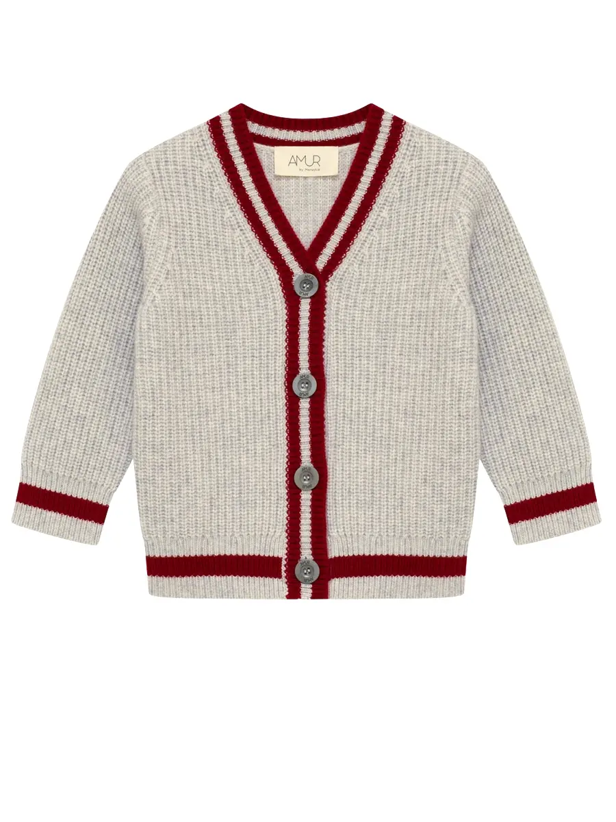 Кардиган кашемировый Серебристый Туман