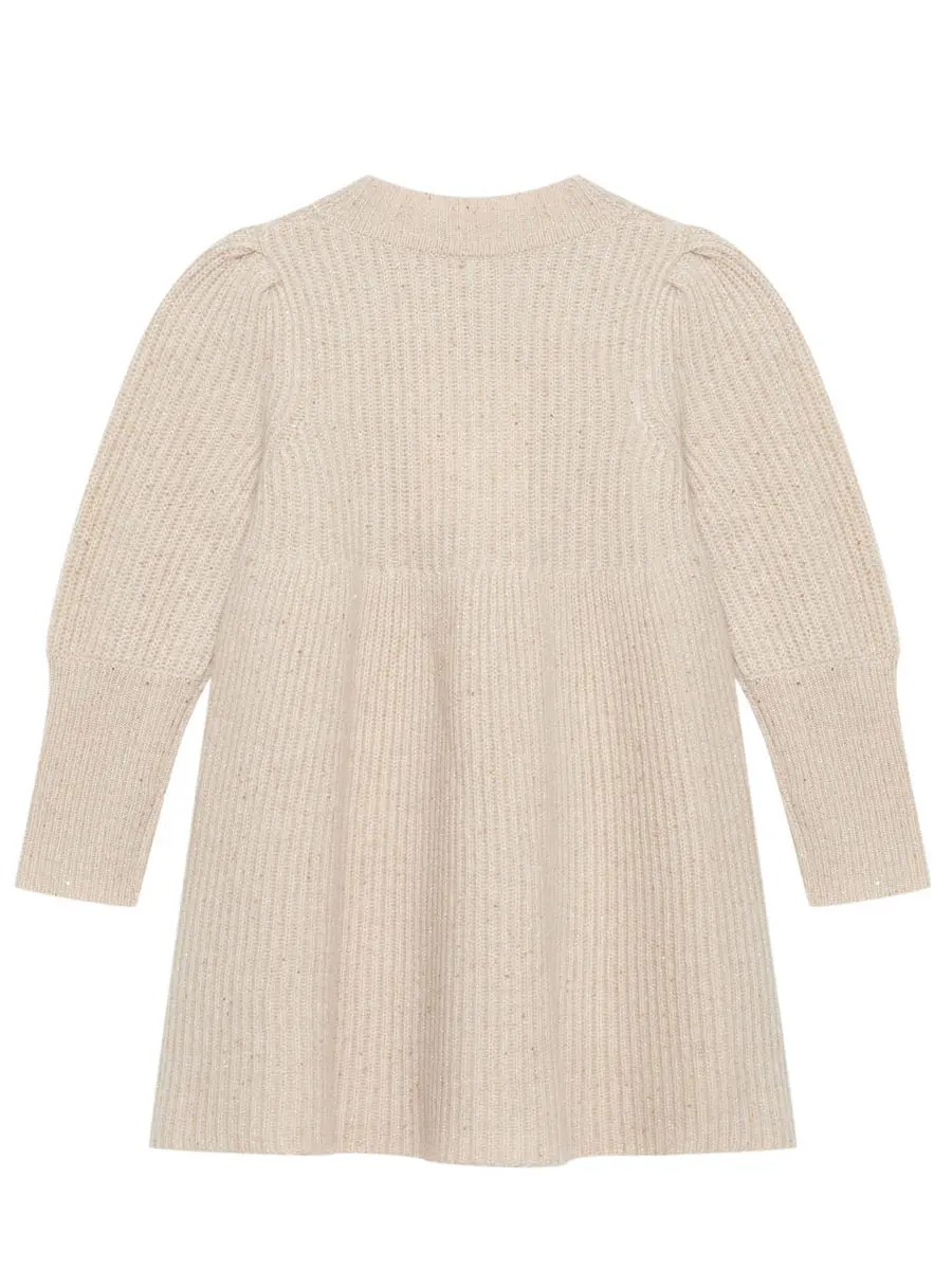 Платье шерстяное Мерцающий Жемчуг