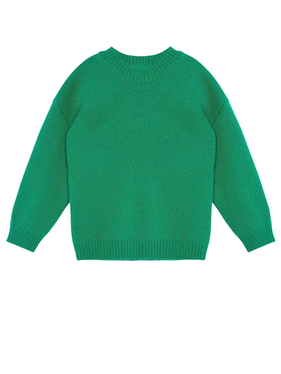 Свитер кашемировый Майская Зелень