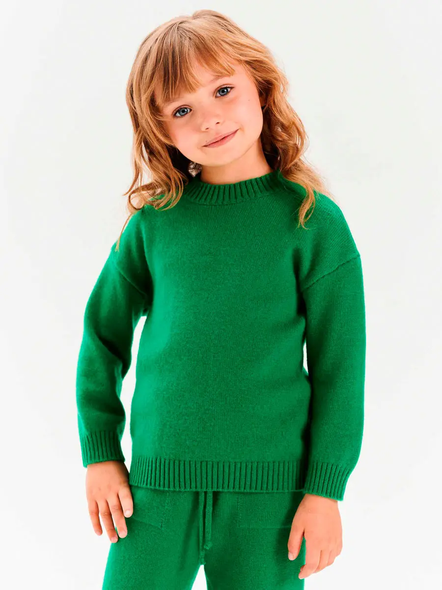 Свитер кашемировый Майская Зелень