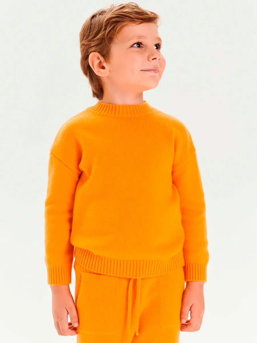 Свитер кашемировый Сочный Абрикос