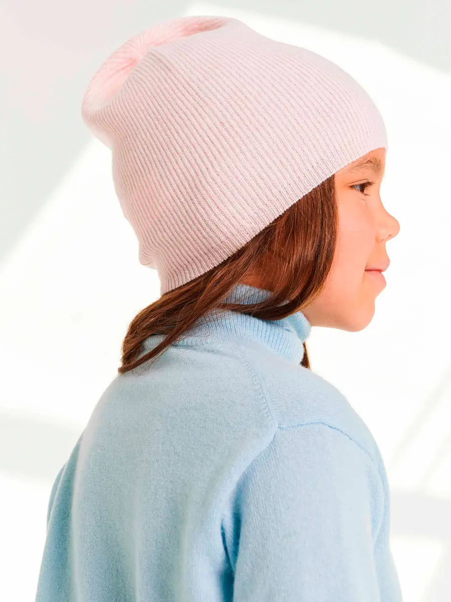 Шапка кашемировая Легкий Румянец
