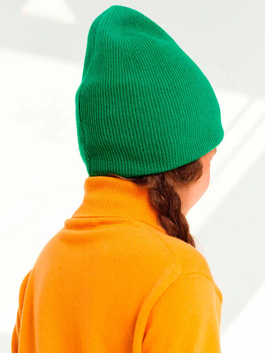 Шапка кашемировая Майская Зелень