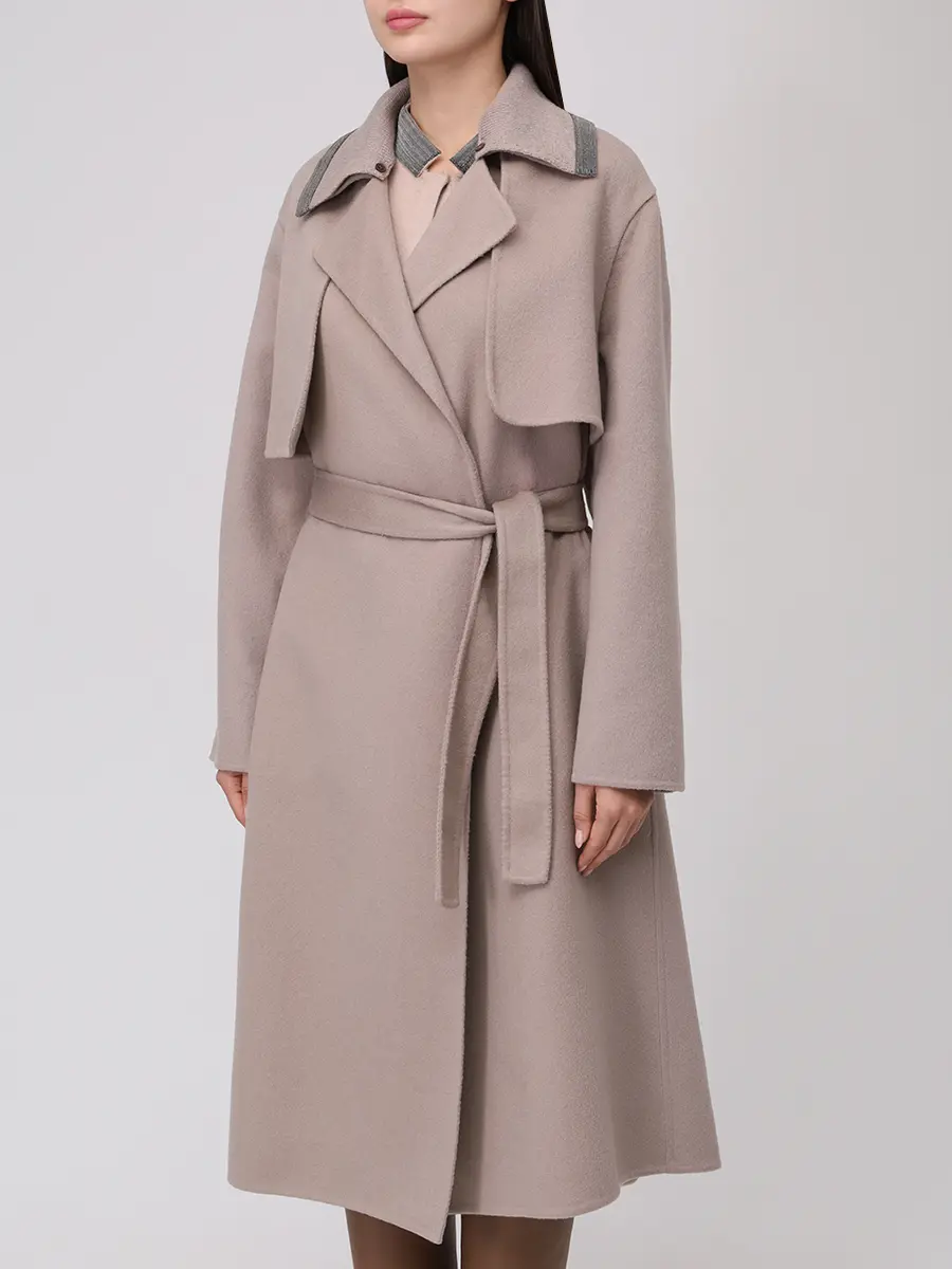 Пальто шерстяное