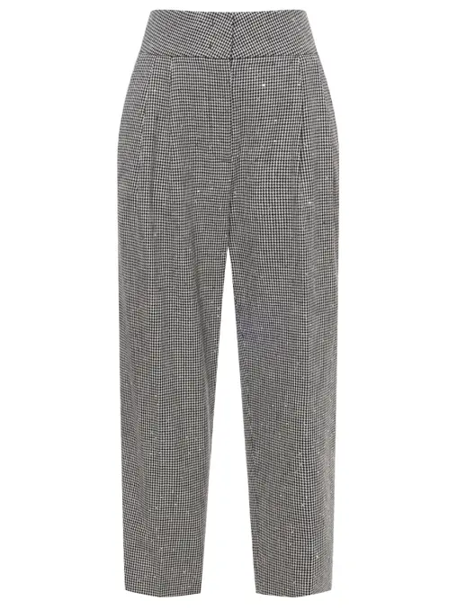 Брюки из шерсти и хлопка FABIANA FILIPPI