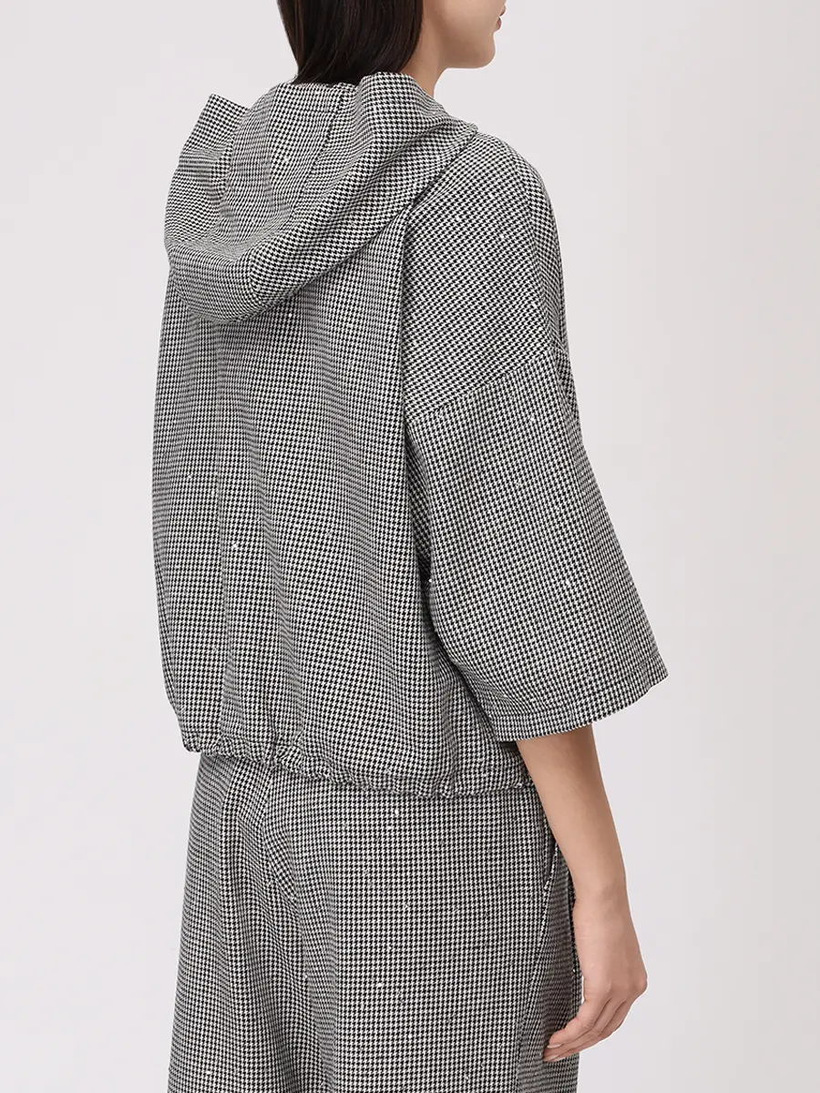 Куртка из шерсти и хлопка