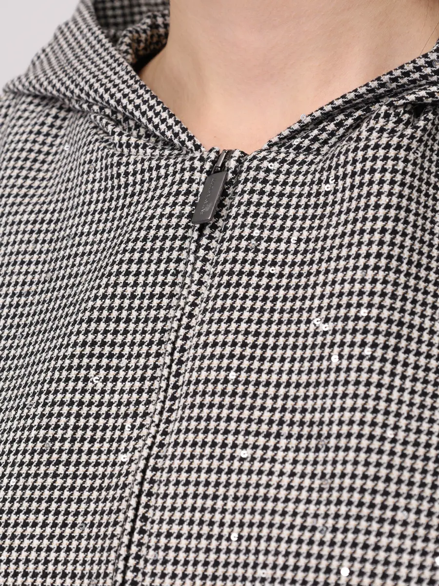 Куртка из шерсти и хлопка