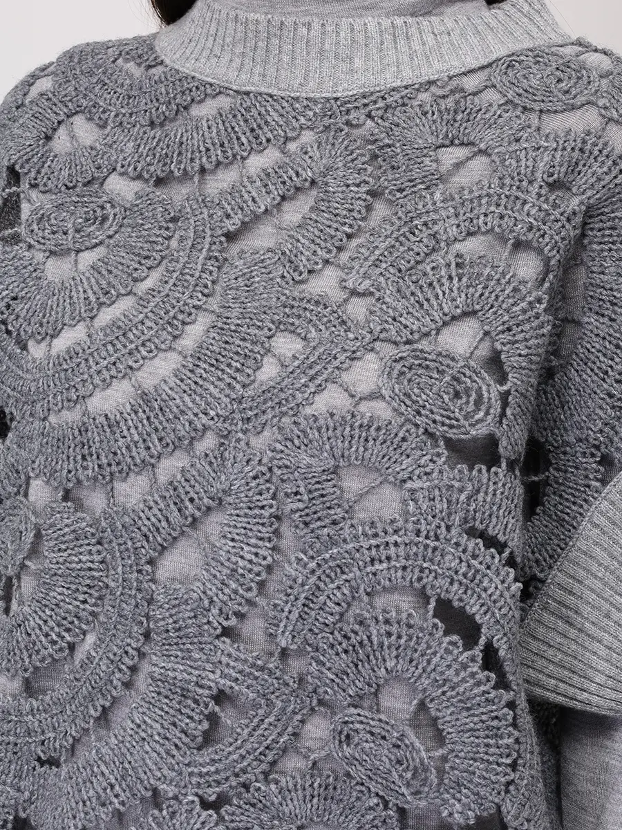 Жилет ажурный