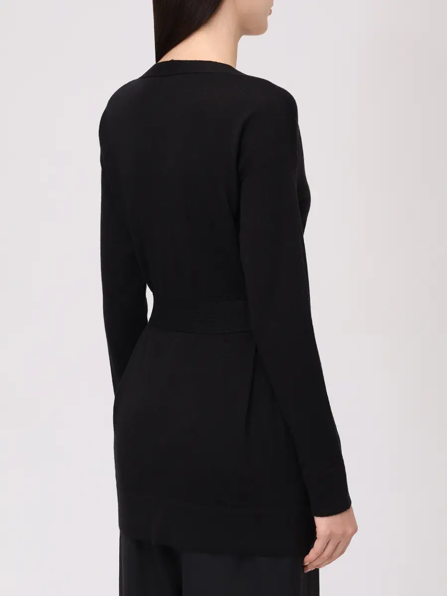 Кардиган из шерсти и хлопка