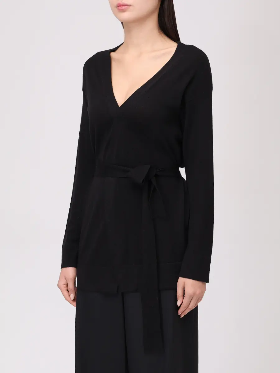 Кардиган из шерсти и хлопка