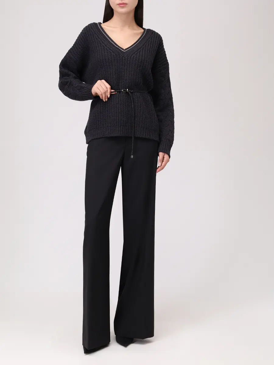 Пуловер шерстяной