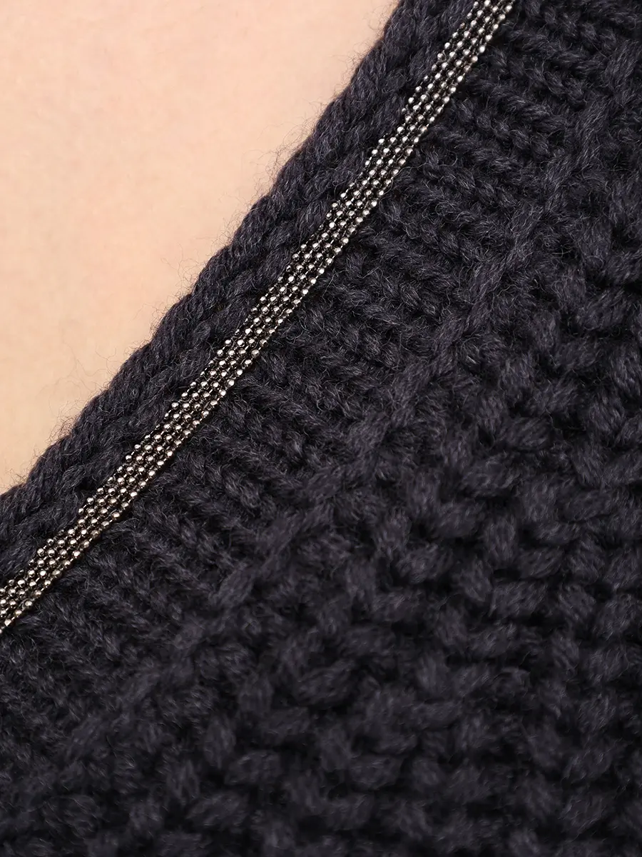 Пуловер шерстяной