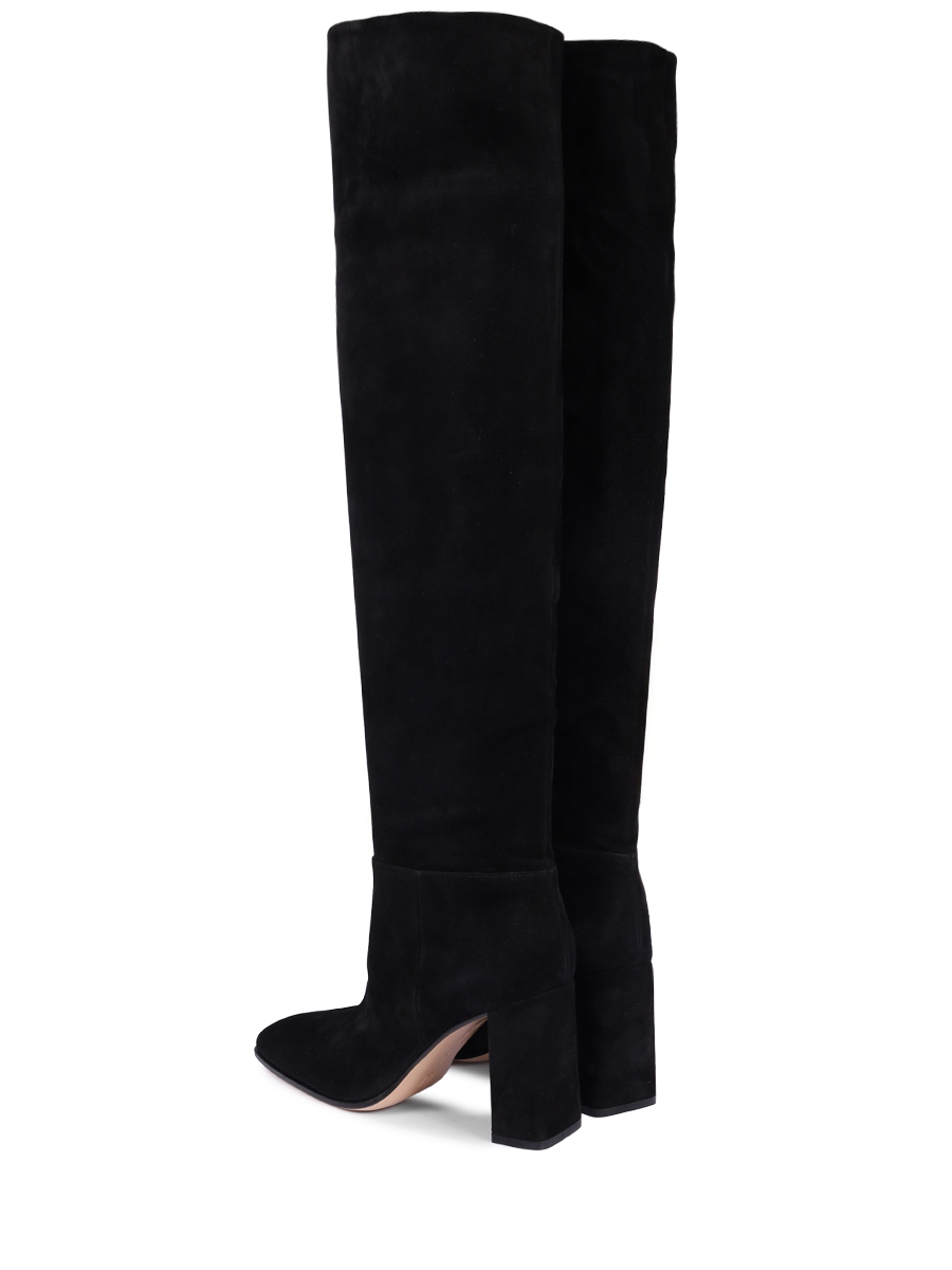 Ботфорты замшевые