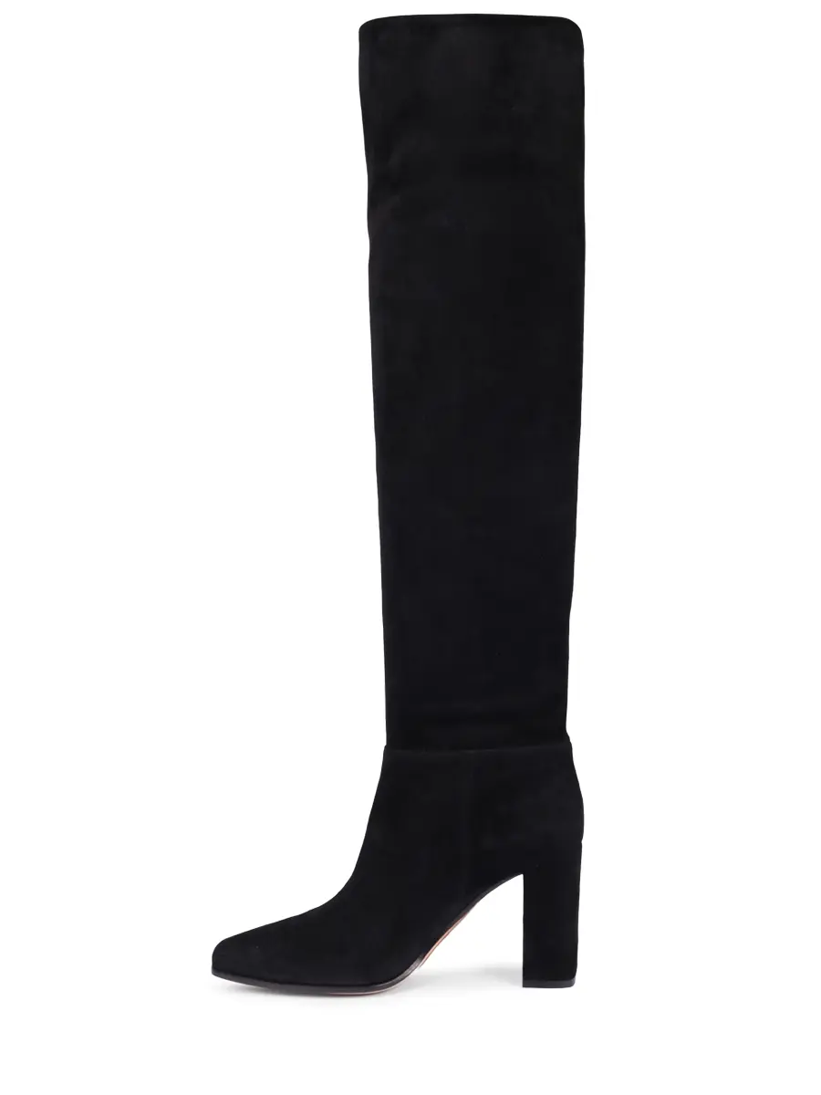 Ботфорты замшевые