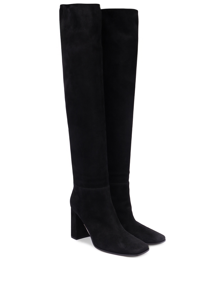 Ботфорты замшевые