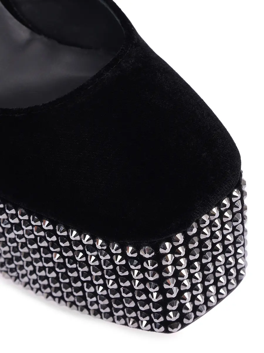 Туфли бархатные