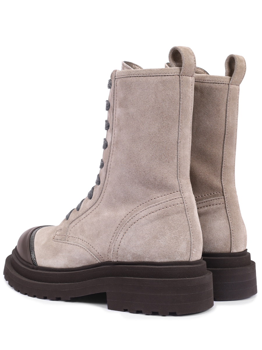 Ботинки замшевые