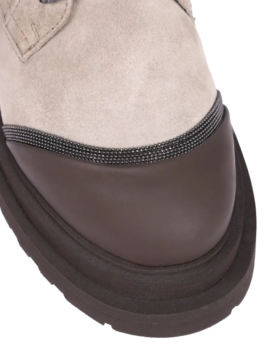 Ботинки замшевые