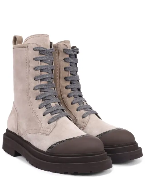 Ботинки замшевые BRUNELLO CUCINELLI