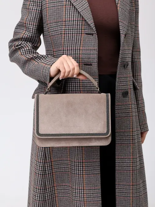 Сумка замшевая BRUNELLO CUCINELLI