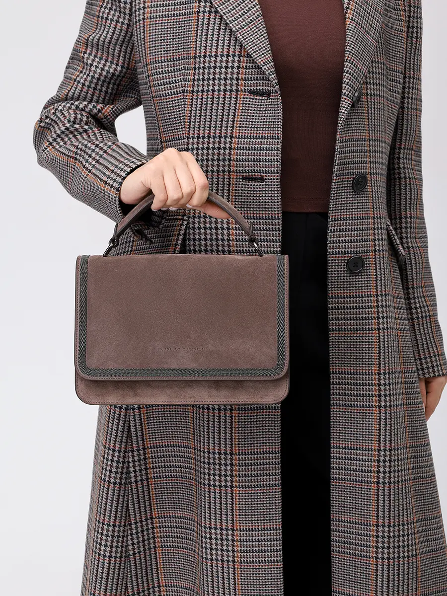 Сумка замшевая