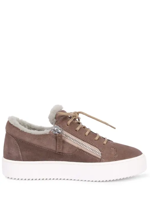 Кеды замшевые на меху GIUSEPPE ZANOTTI