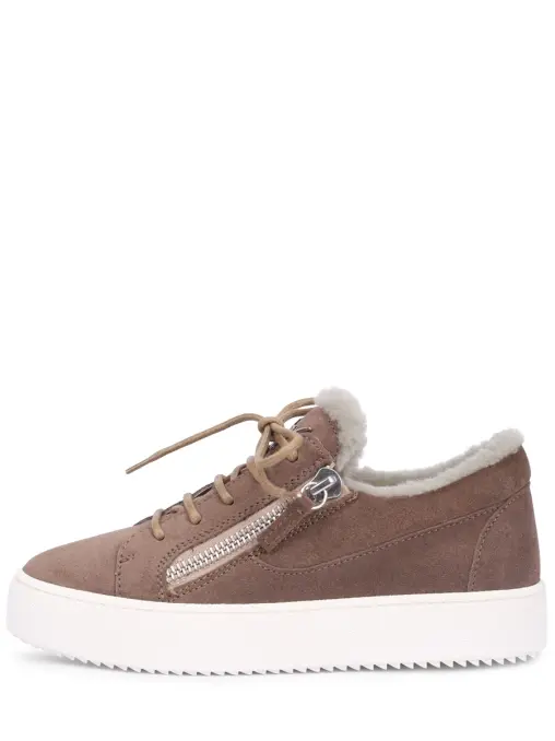 Кеды замшевые на меху GIUSEPPE ZANOTTI