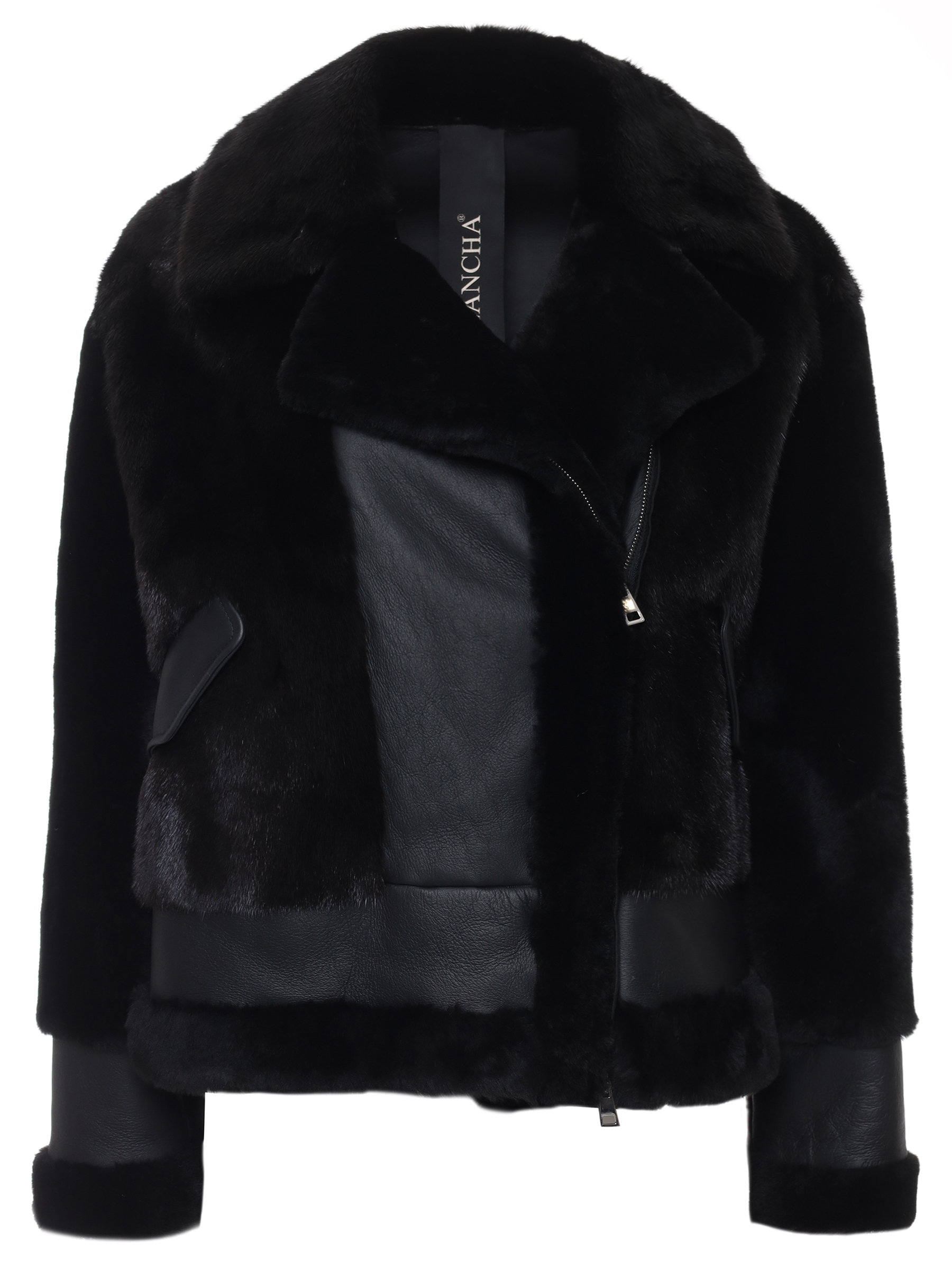 Дубленка из овчины и норки