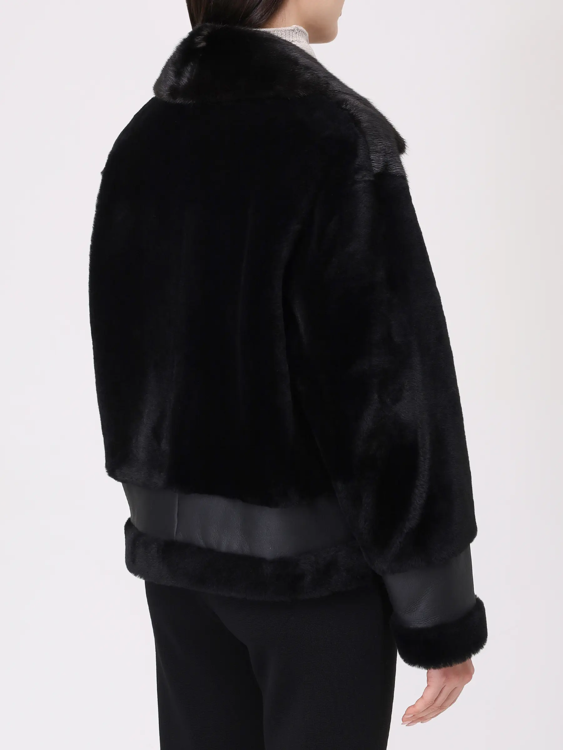 Дубленка из овчины и норки