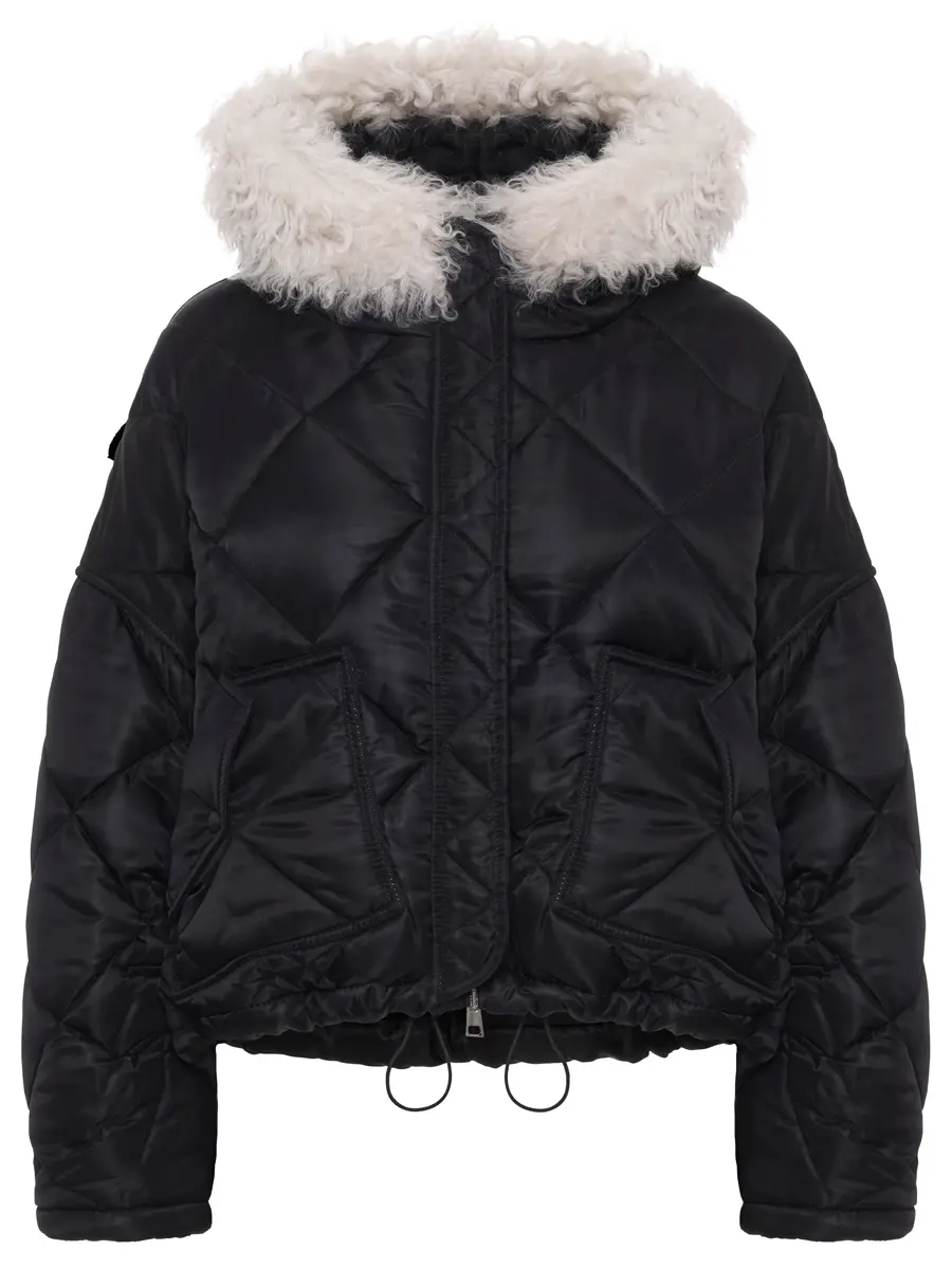 Куртка стеганая с мехом