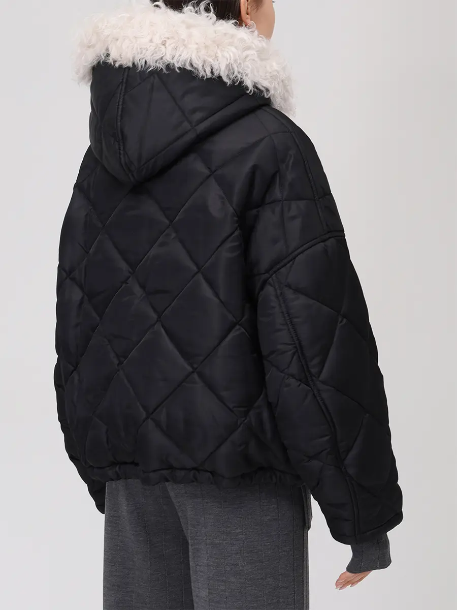 Куртка стеганая с мехом
