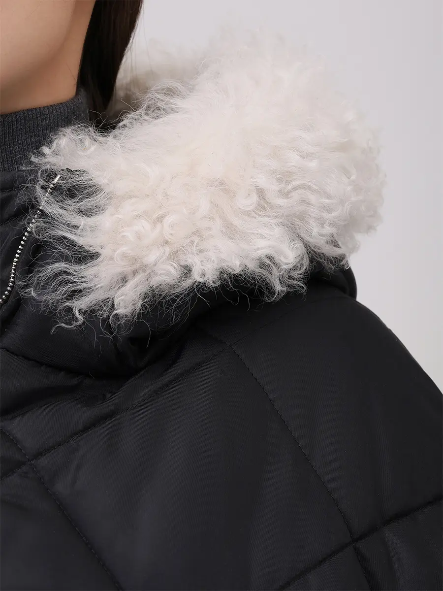 Куртка стеганая с мехом