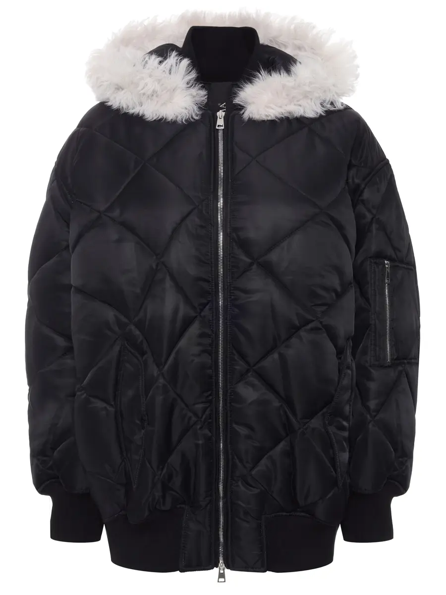 Куртка стеганая с мехом