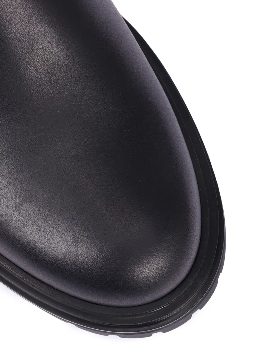 Ботфорты кожаные на меху