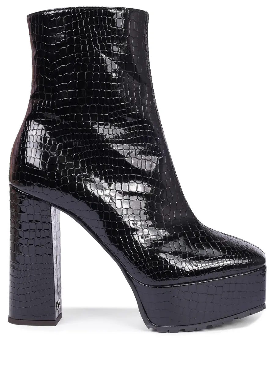 Ботильоны из экокожи