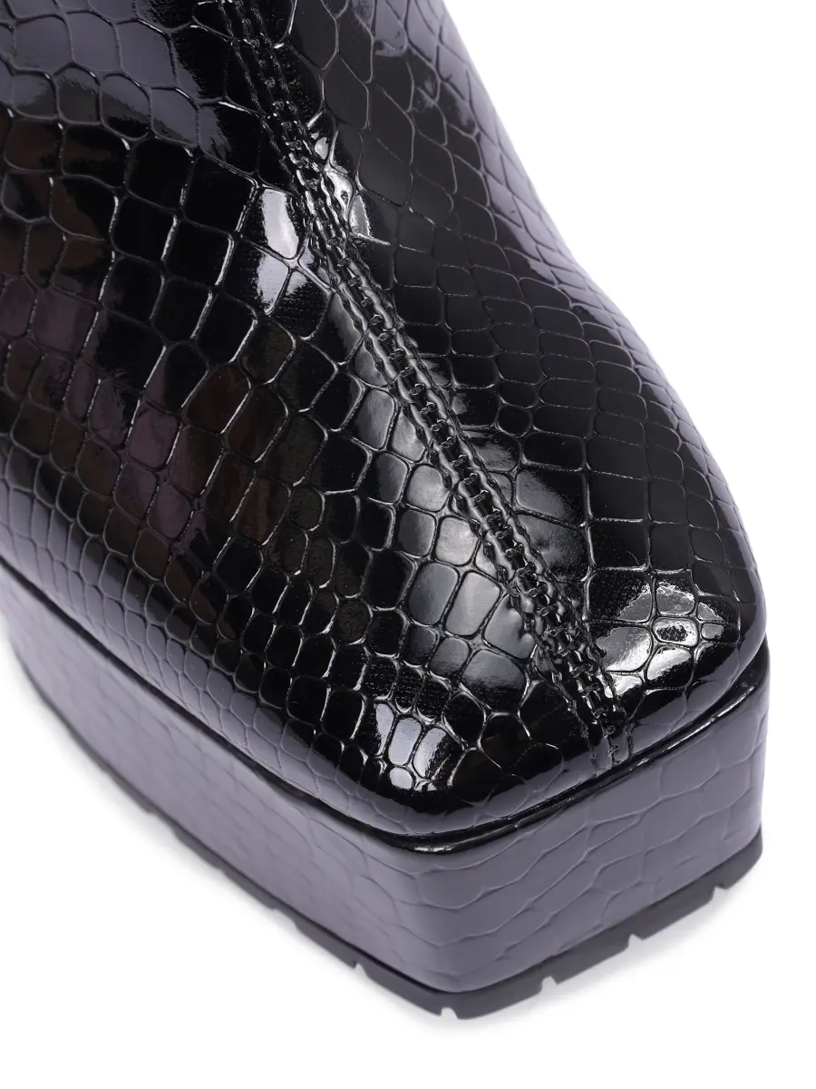 Ботильоны из экокожи