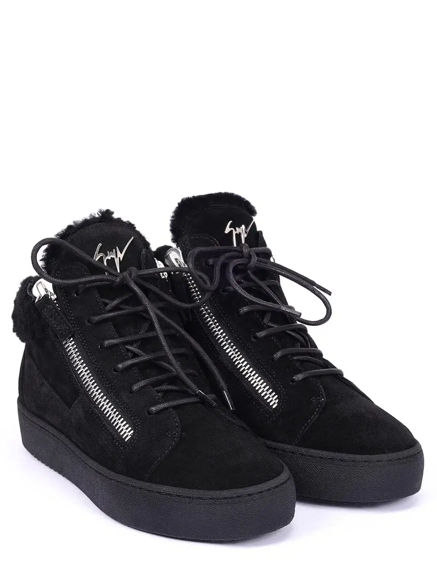 Кеды замшевые на меху