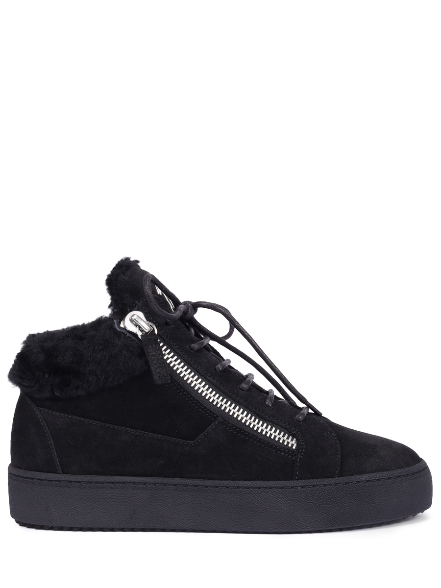 Кеды замшевые на меху